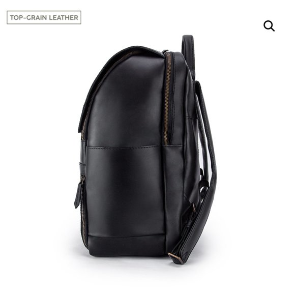 Black Leather Backpack - Atlas Supply Co. - Picture 10 of 10